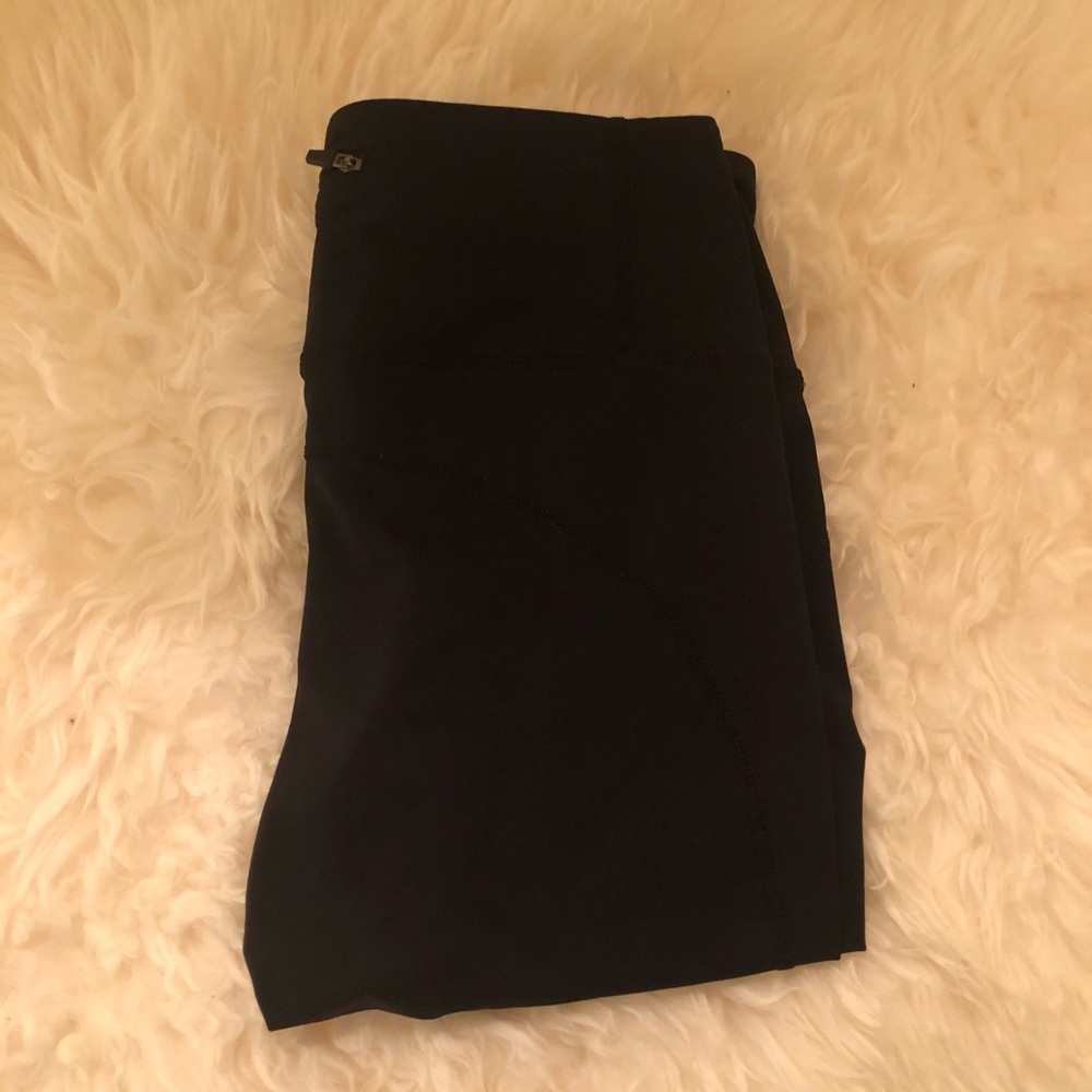 Black Leggings w/ Mesh Detail